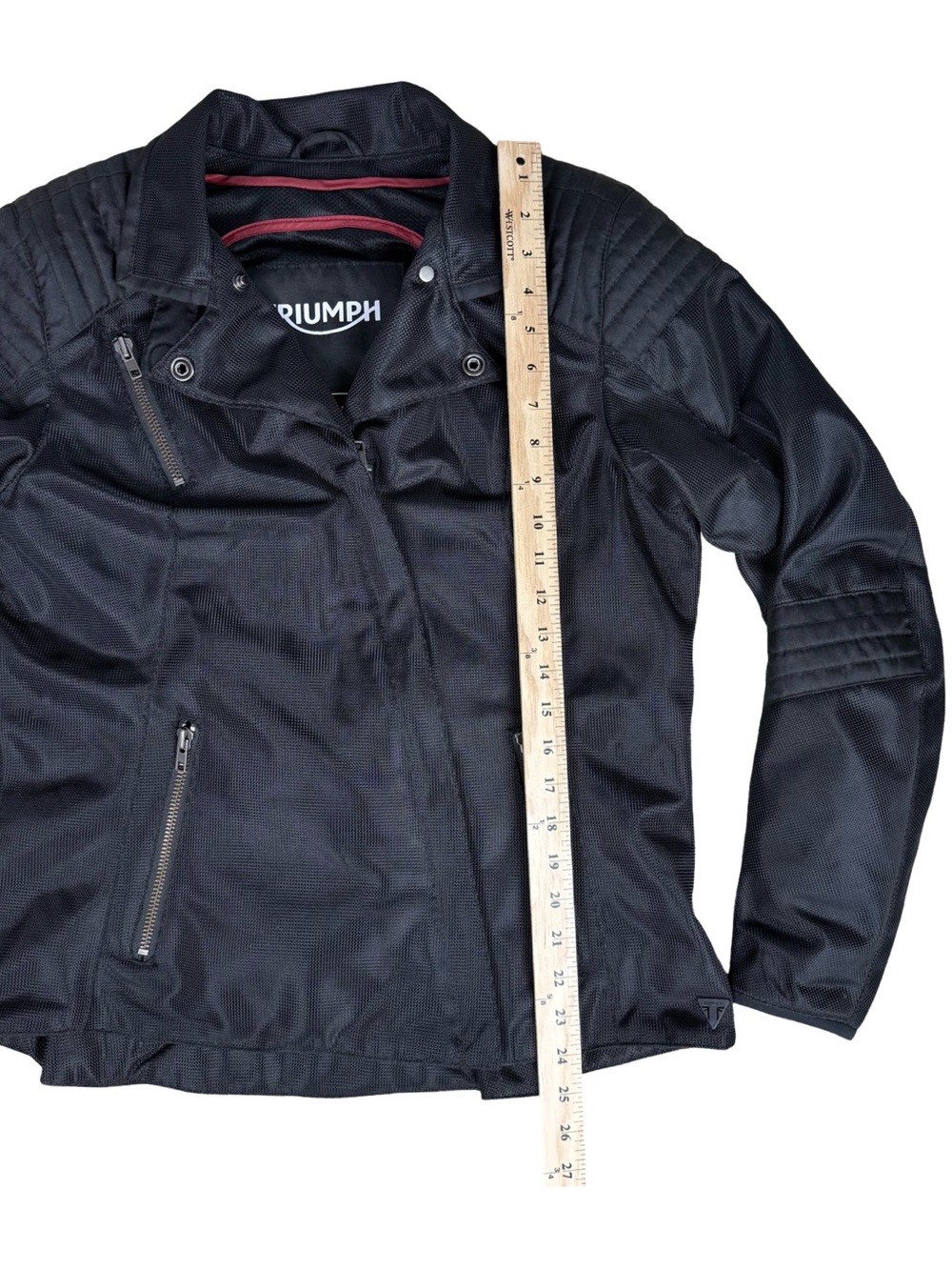 Triumph Lara Mesh Motorcycle Jacket
Womens Black Size L EUC - Picture 3 of 15